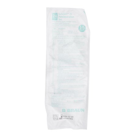 B. Braun IV Pump Set, 15 Drops/mL, 1 SafeDay™ Injection Port, 86 Inch 50/Box