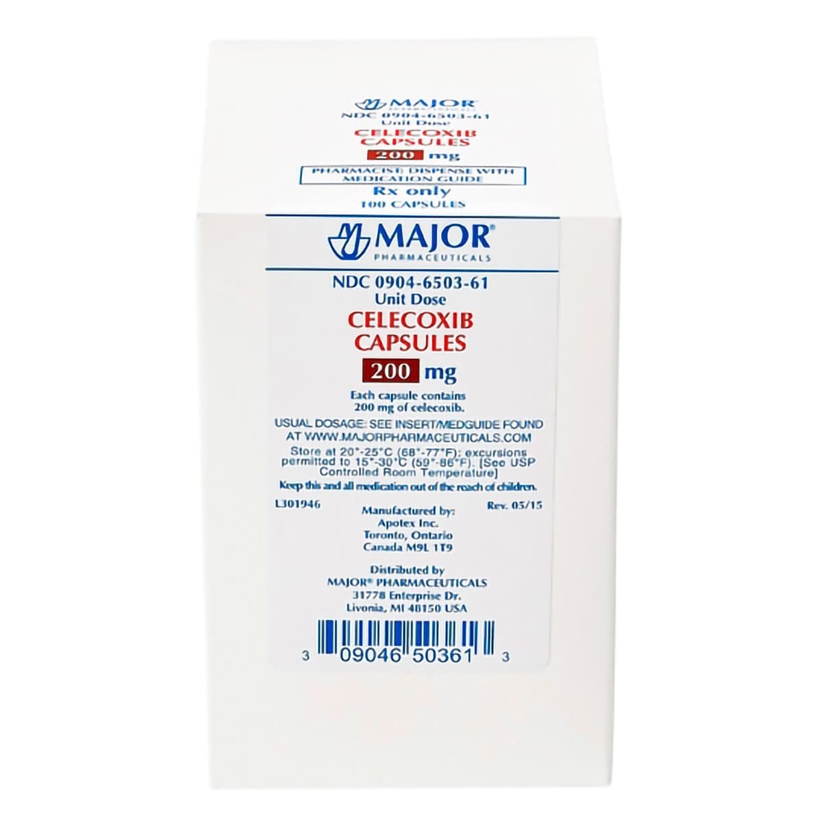Celecoxib 200 mg Capsule 100/Bottle