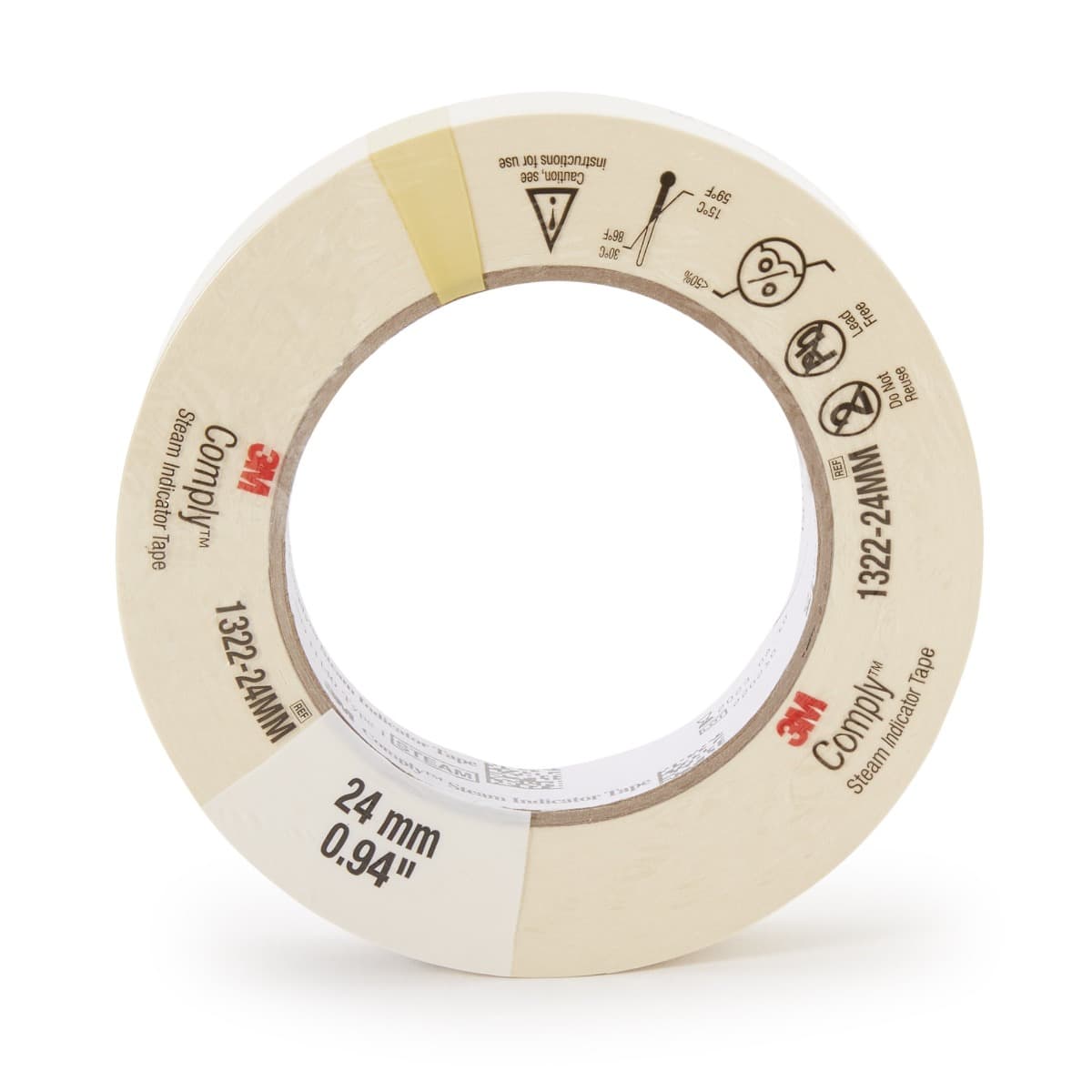 3M™ Comply™ Steam Indicator Tape 1 Inch x 60 Yards