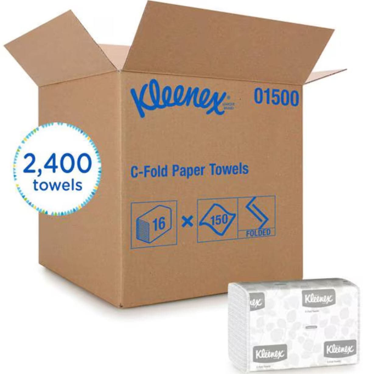 Kleenex® Paper Towel C-Fold 2, 400/Box