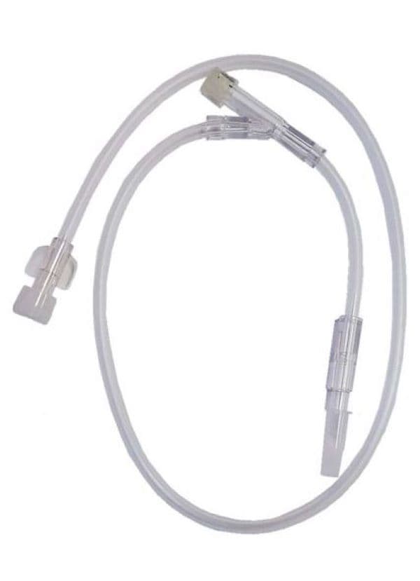Exel IV Extension Set 20" with Injection Site 100/Case