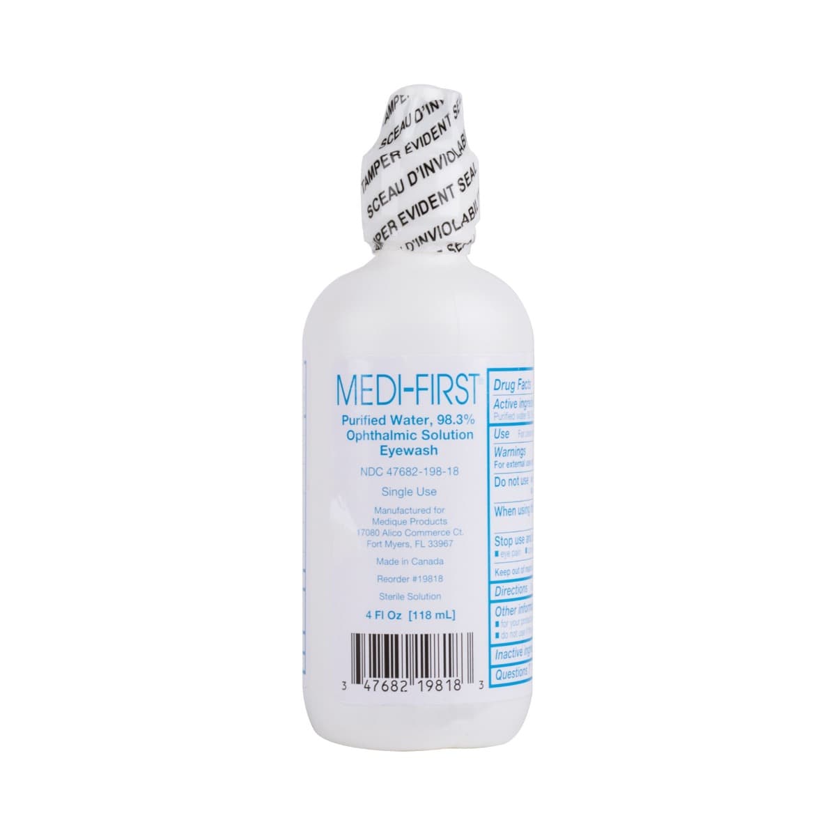 Medi-First® Eyewash Solution 4 oz Squeeze Bottle