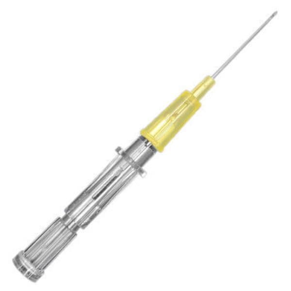 Exel Safelet Catheter, Yellow, 24G x 3/4" 50/Box