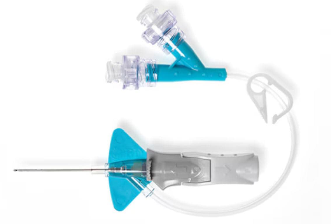 BD Nexiva™ Closed IV Catheter System, Dual Port with BD™ Q-Syte Needle-free Connector, BD Vialon™ Catheter Material 22 Gauge x 1" in. 20/Box