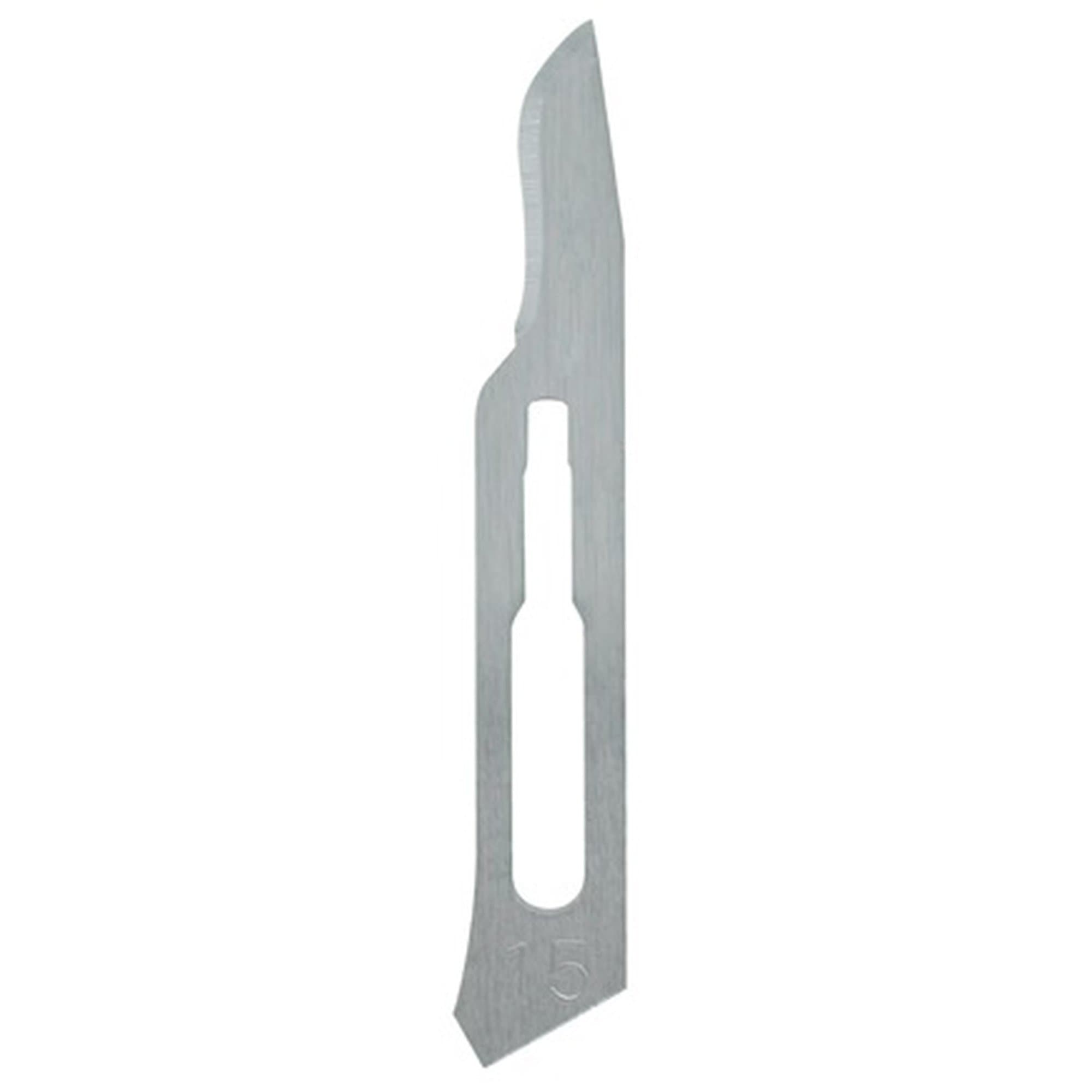 Blade Surgical #15 Carbon Steel Sterile Disposable 100/Box