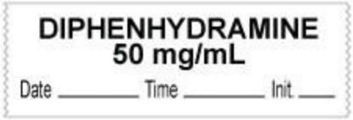 Diphenhydramine Labels 333/Roll