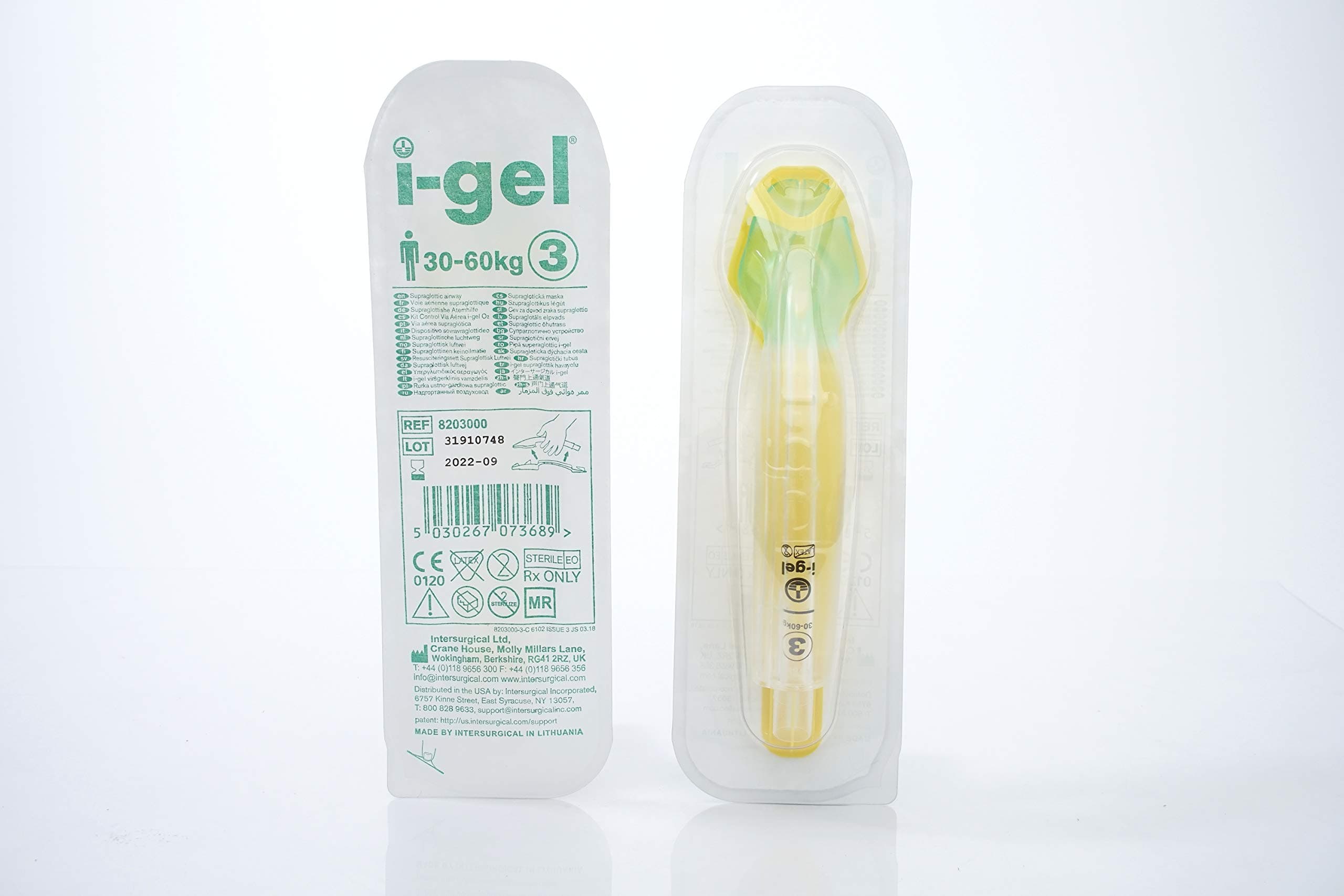 I-Gel Supraglottic Airway, Size 3