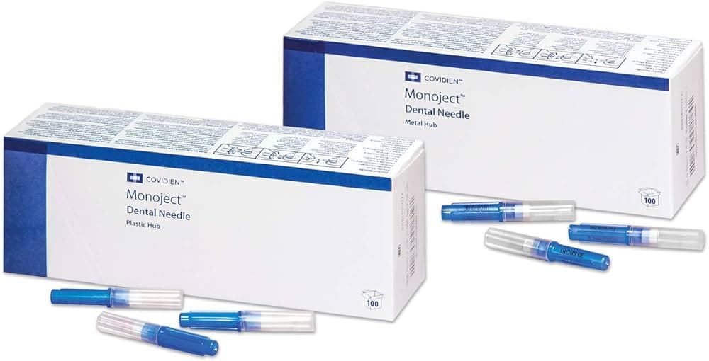 Monoject™ Dental Needle Long 27 Gauge x 1 1/4" 100/Box