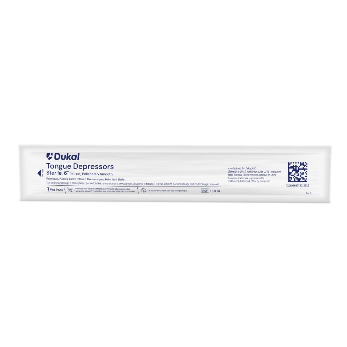Sterile Tongue Depressors, 6" 100/Box