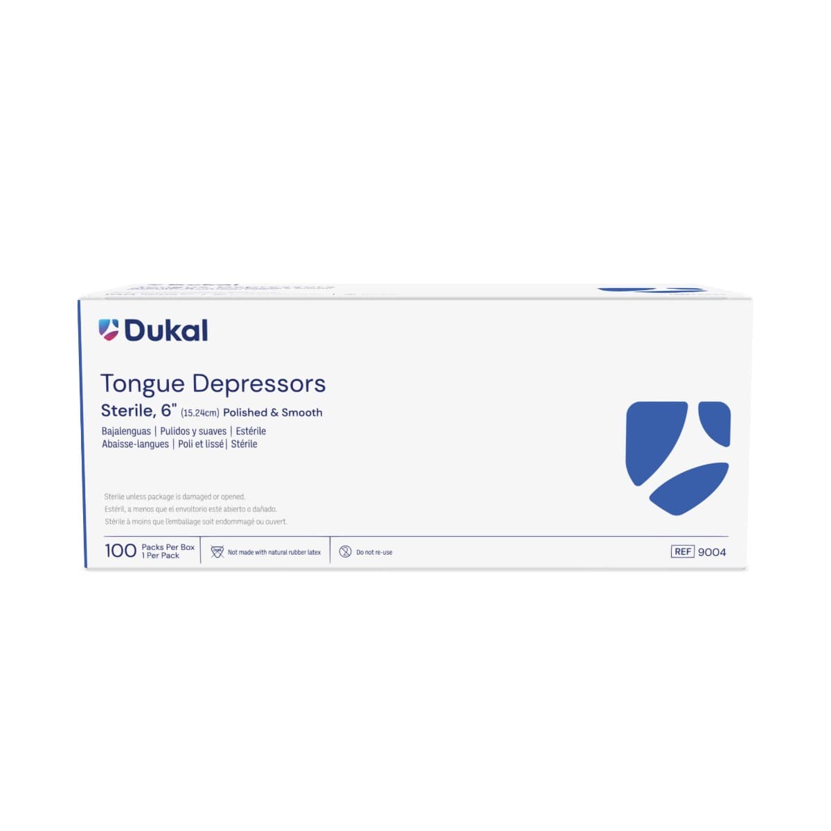 Sterile Tongue Depressors, 6" 100/Box