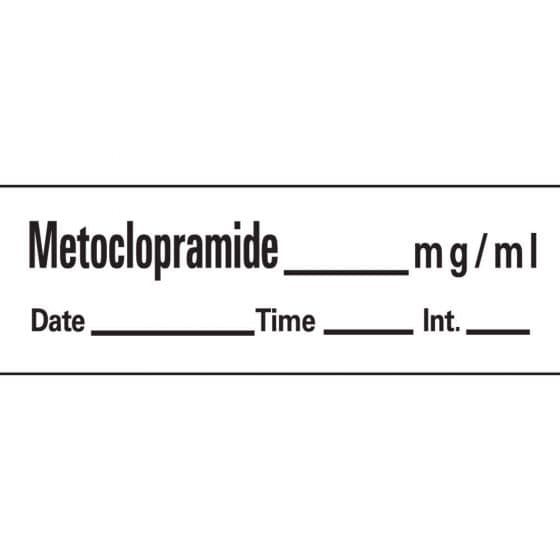 Metoclopramide Labels 333/Roll