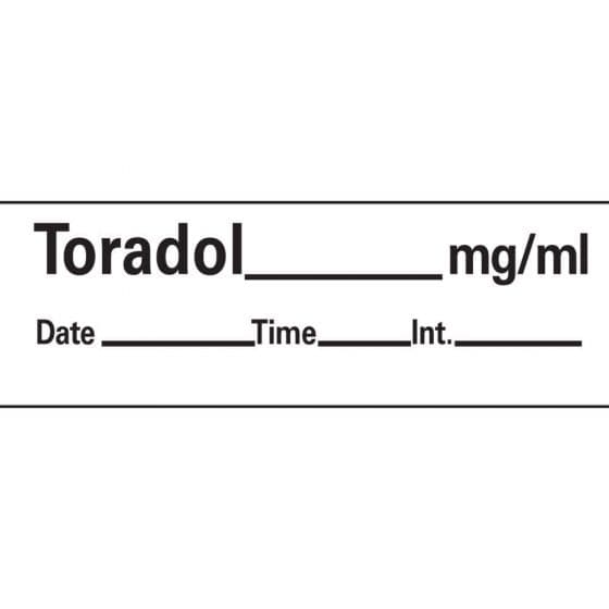 Toradol Labels 333/Roll