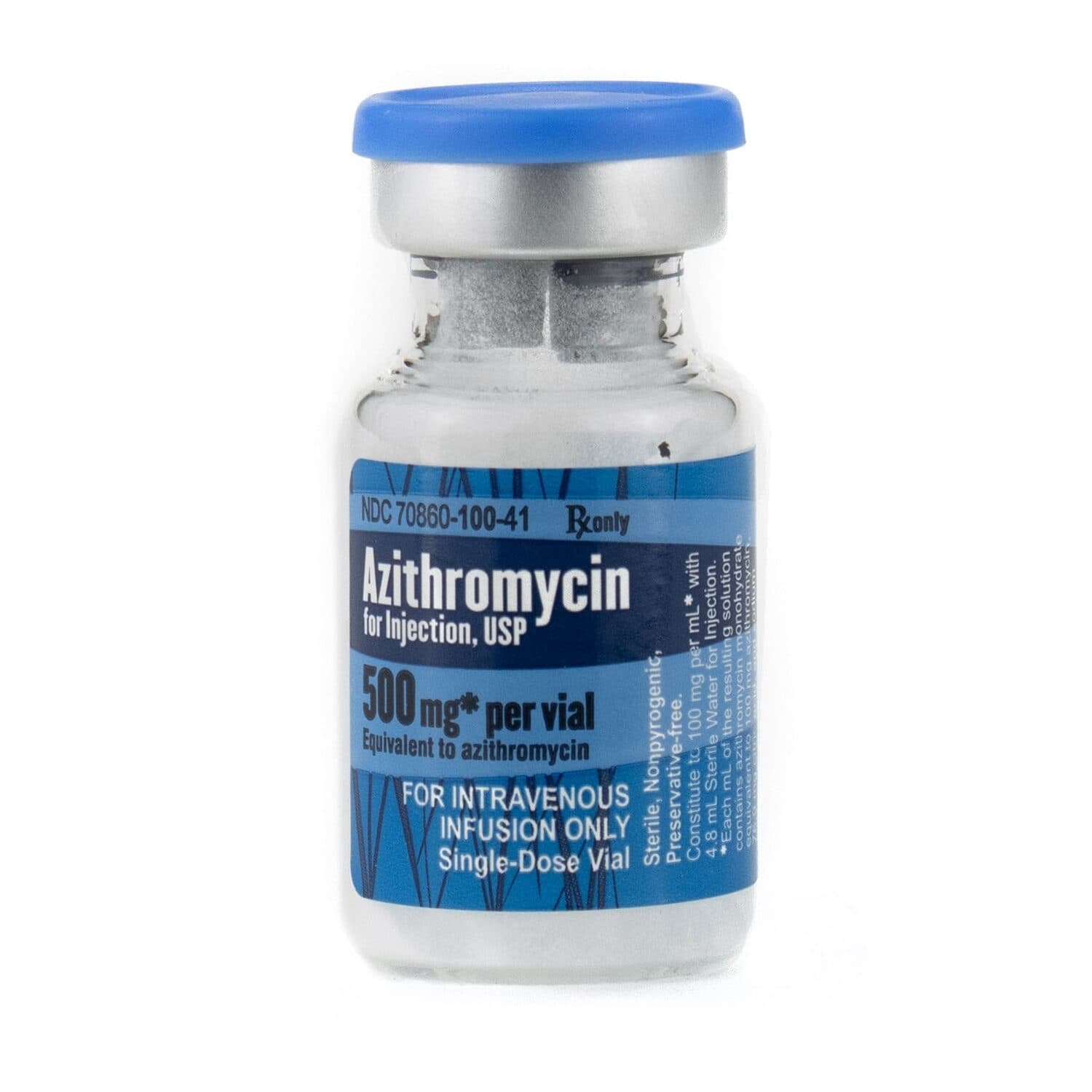 Azithromycin 500 mg Vial 10/Box