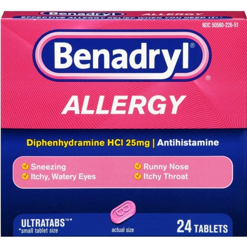 Benadryl® 25 mg ULTRATABS® 24/Box