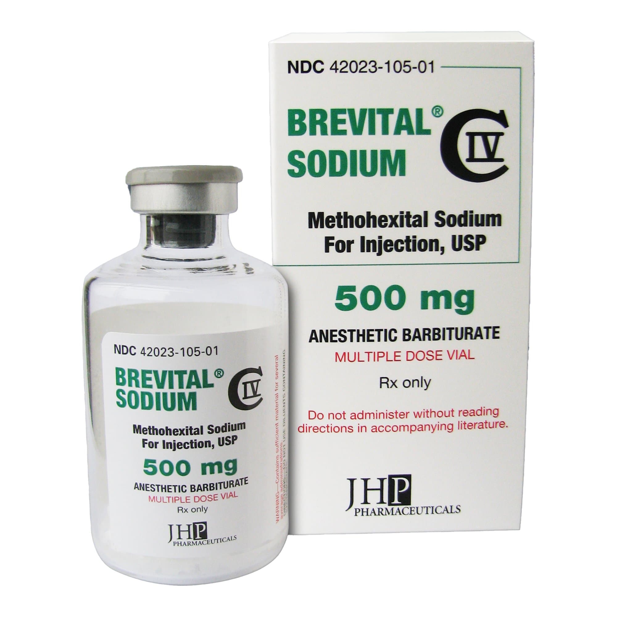 Brevital Sodium 500 mg Multiple-Dose Vial, Class 4
