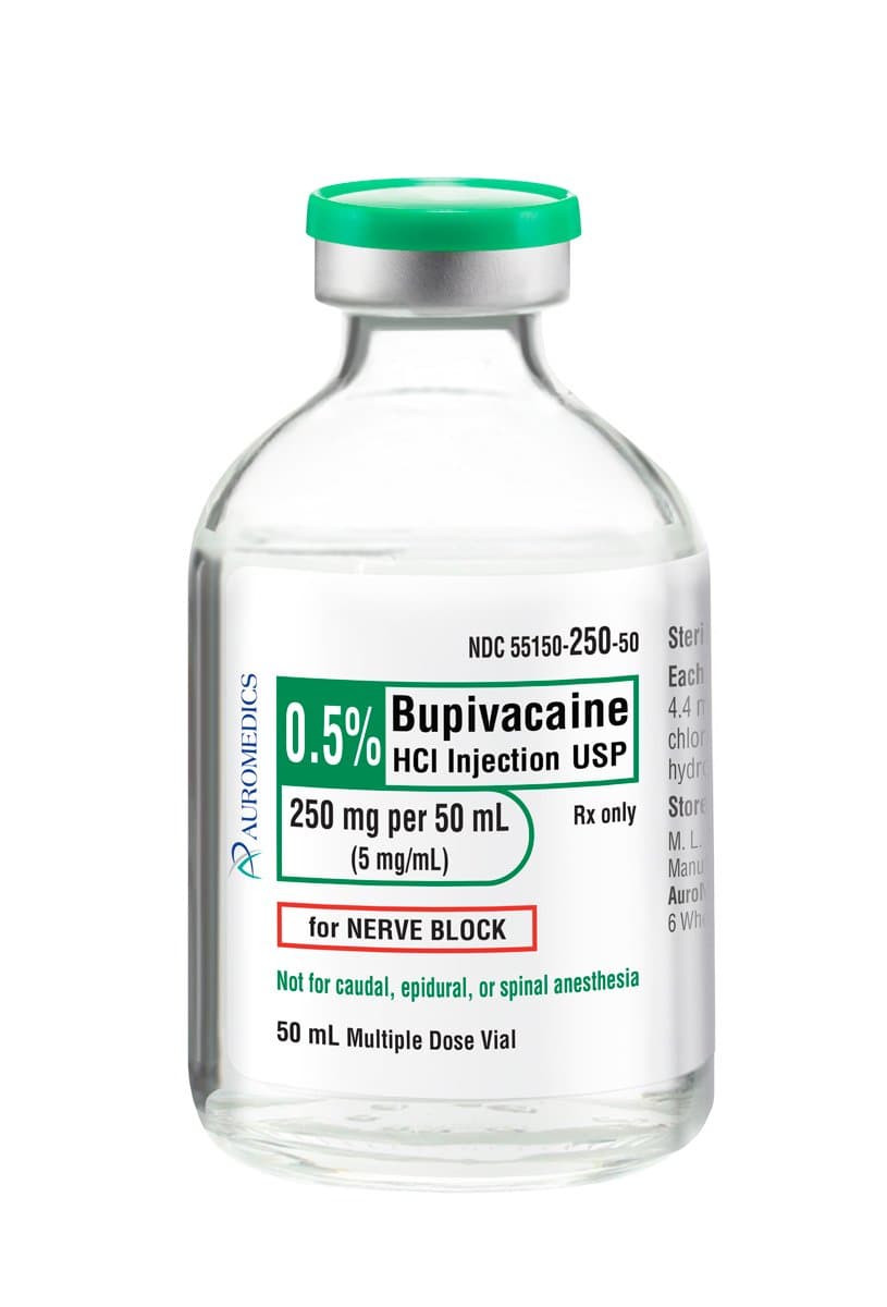 Bupivicaine 0.5% 50mL Multiple-Dose Vial