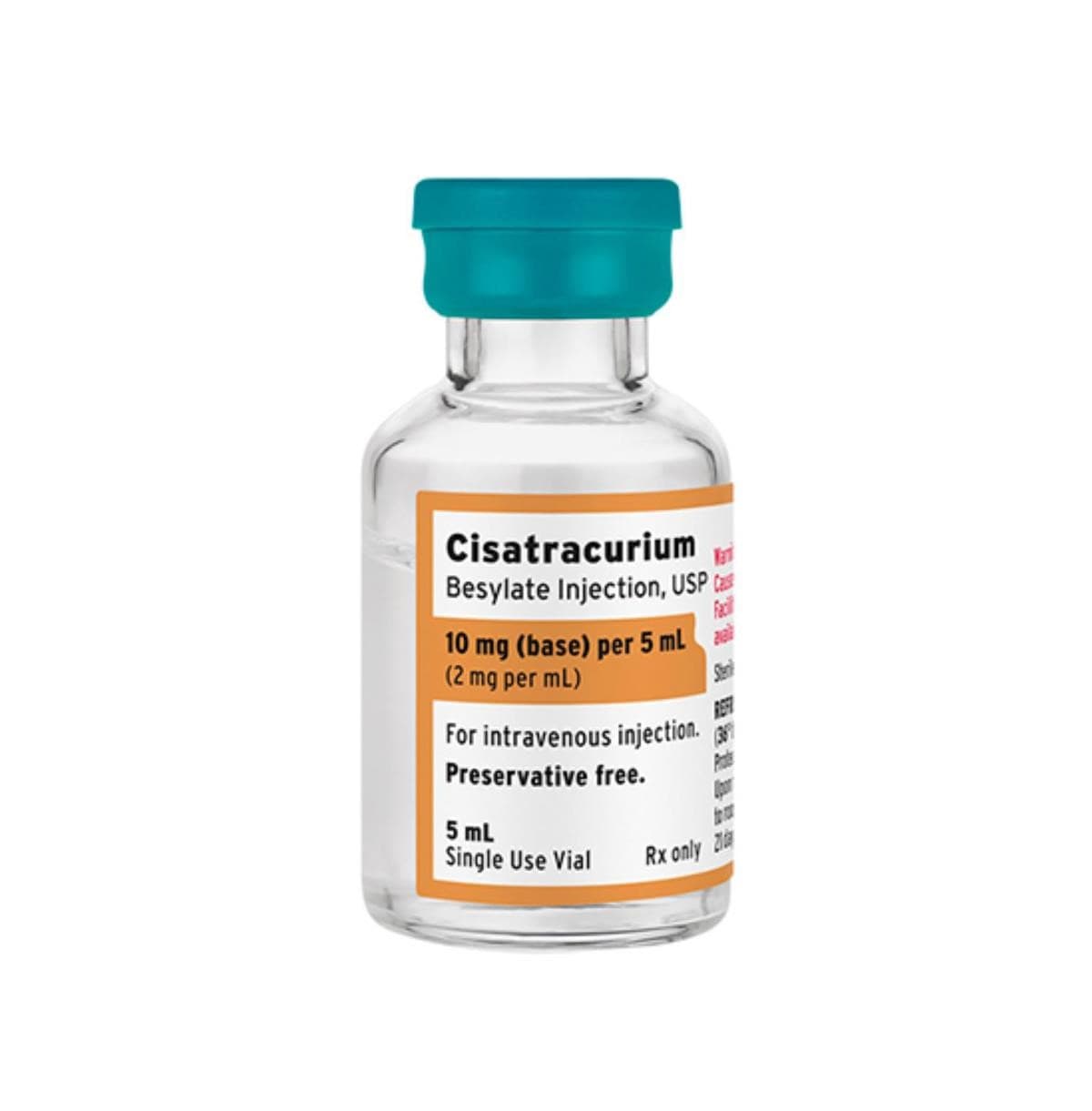 Cisatracurium Besylate 2 mg/mL 5 mL Single-Dose Vial 10/Box