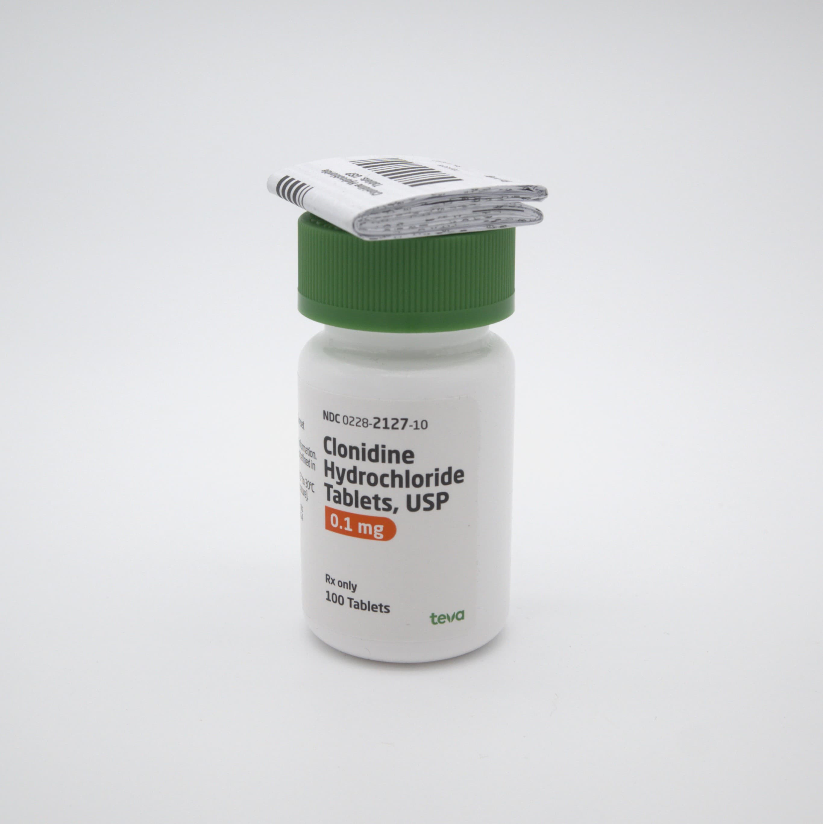 Clonodine 0.1 mg Tablets 100/Bottle