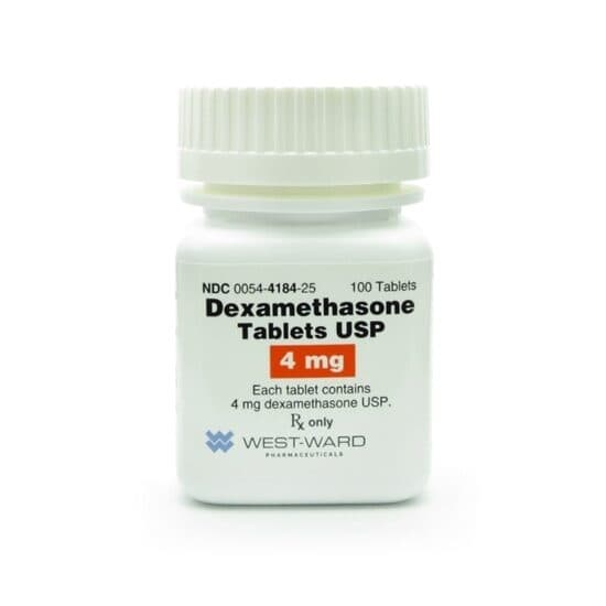 Dexamethasone 4 mg Tablets 100/Bottle