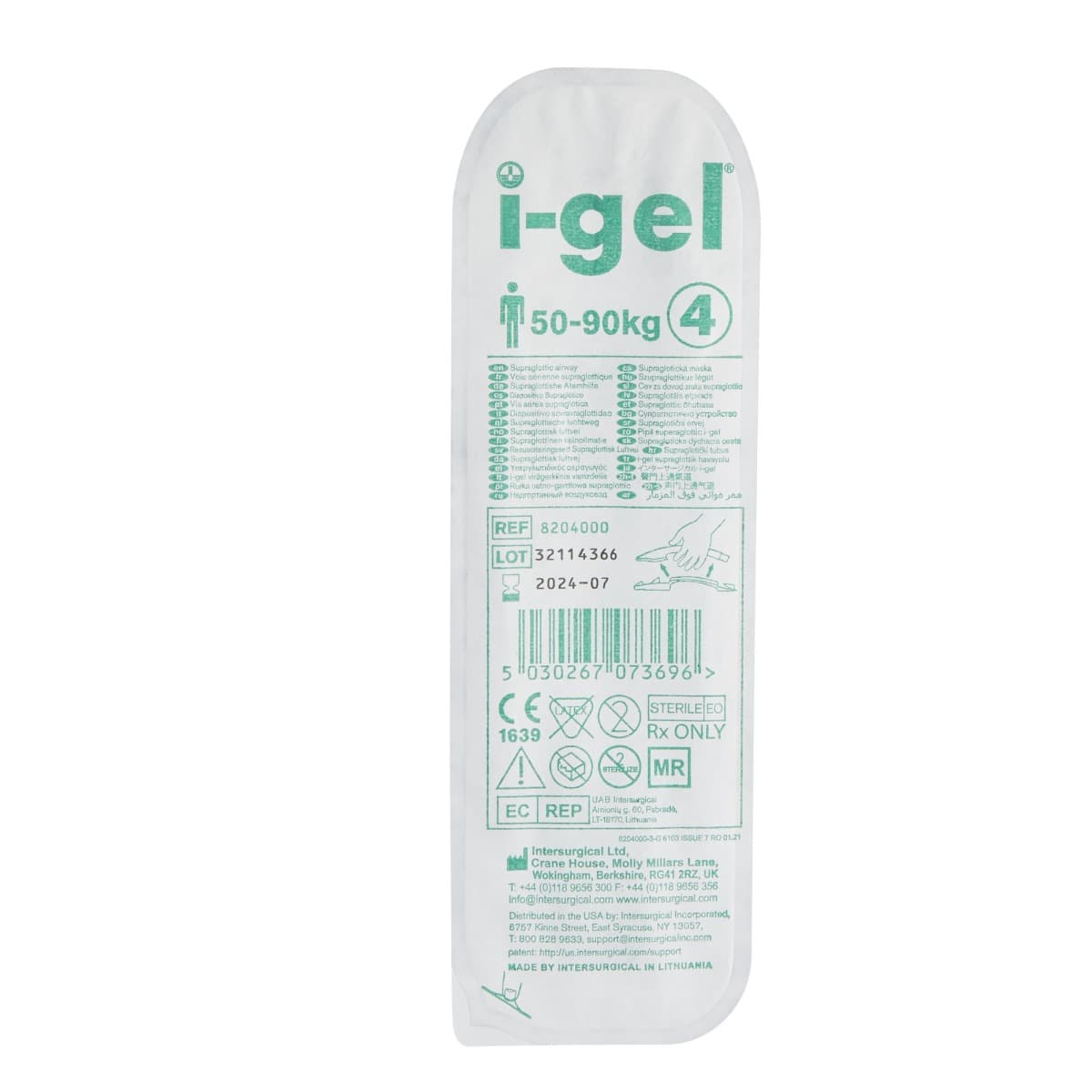 I-Gel Supraglottic Airway, Size 4