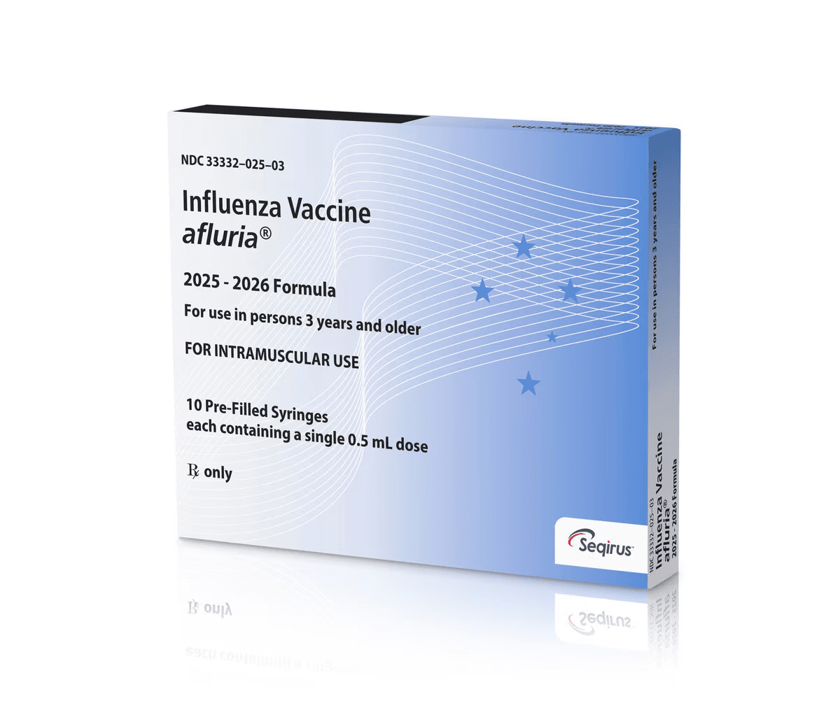 Afluria 0.5mL Pre-Filled Syringe 10/Box