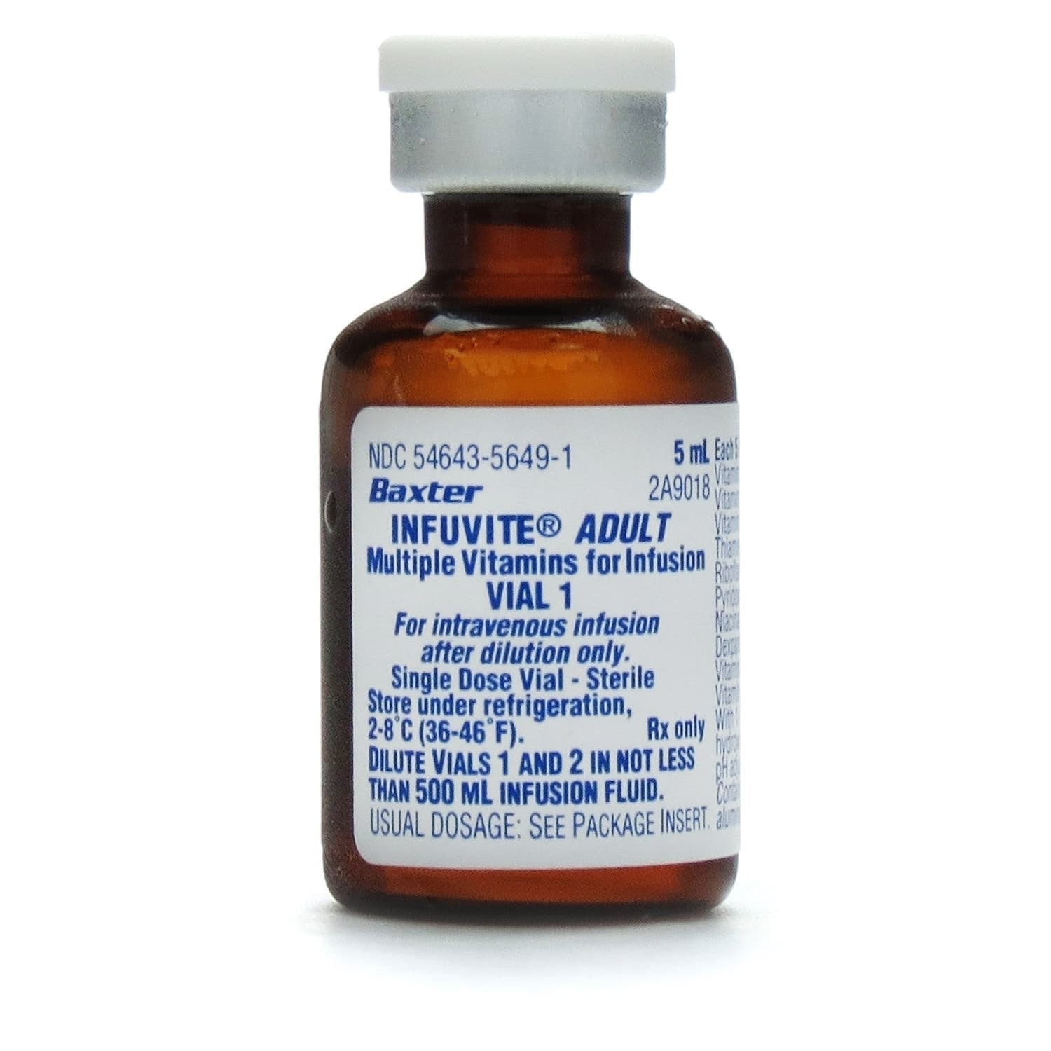 INFUVITE® Adult Multiple Vitamins Injection 5 mL 5x2/Box