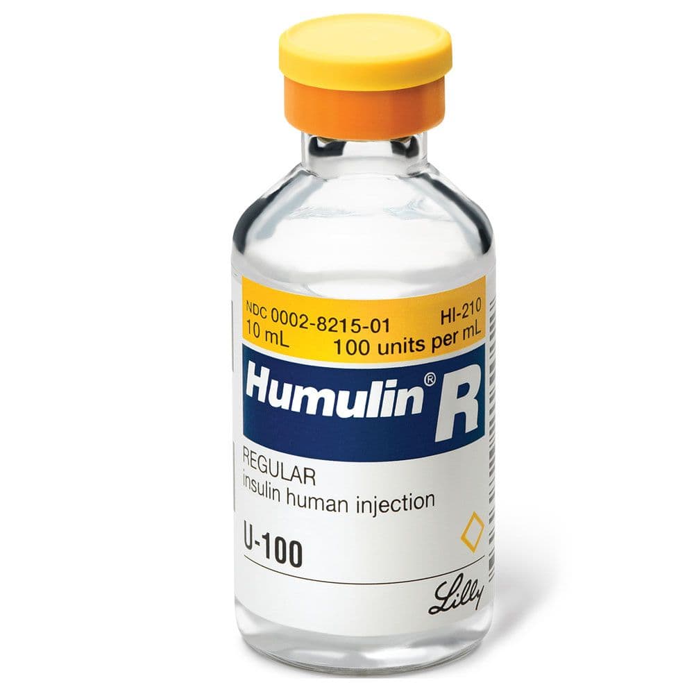 Humulin® R Insulin 100 units/mL 10 mL Multiple-Dose Vial