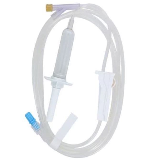 Kawasumi­™ IV Administration Set, 84" 10 Drops/mL, 1 Y Injection Port 50/Case