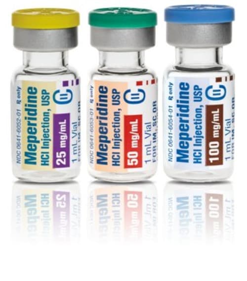 Meperidine HCl Single-Dose Vial, CII
