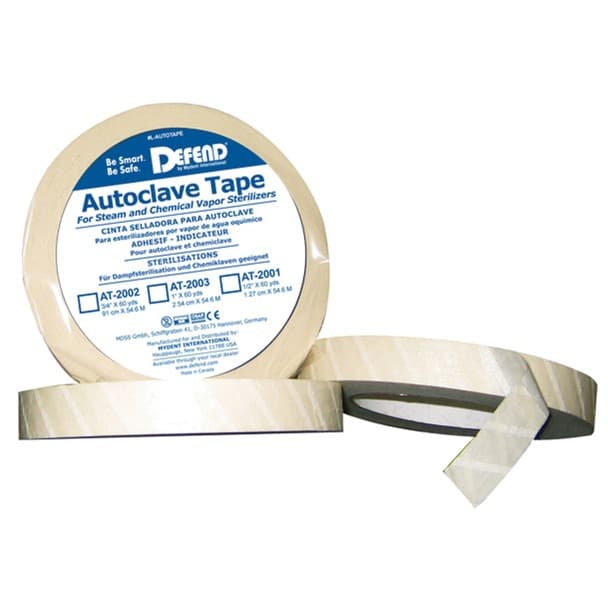 Autoclave Indicator Tape, 1in. x 60 Yd roll