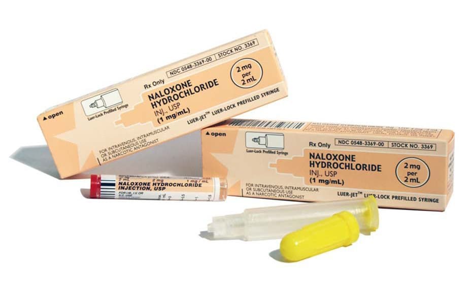 Naloxone HCl, 1 mg/mL 2 mL Prefilled Syringe