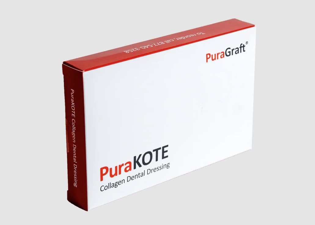PuraKOTE Collagen Dressing 0.75" x 1.5" 10/Box