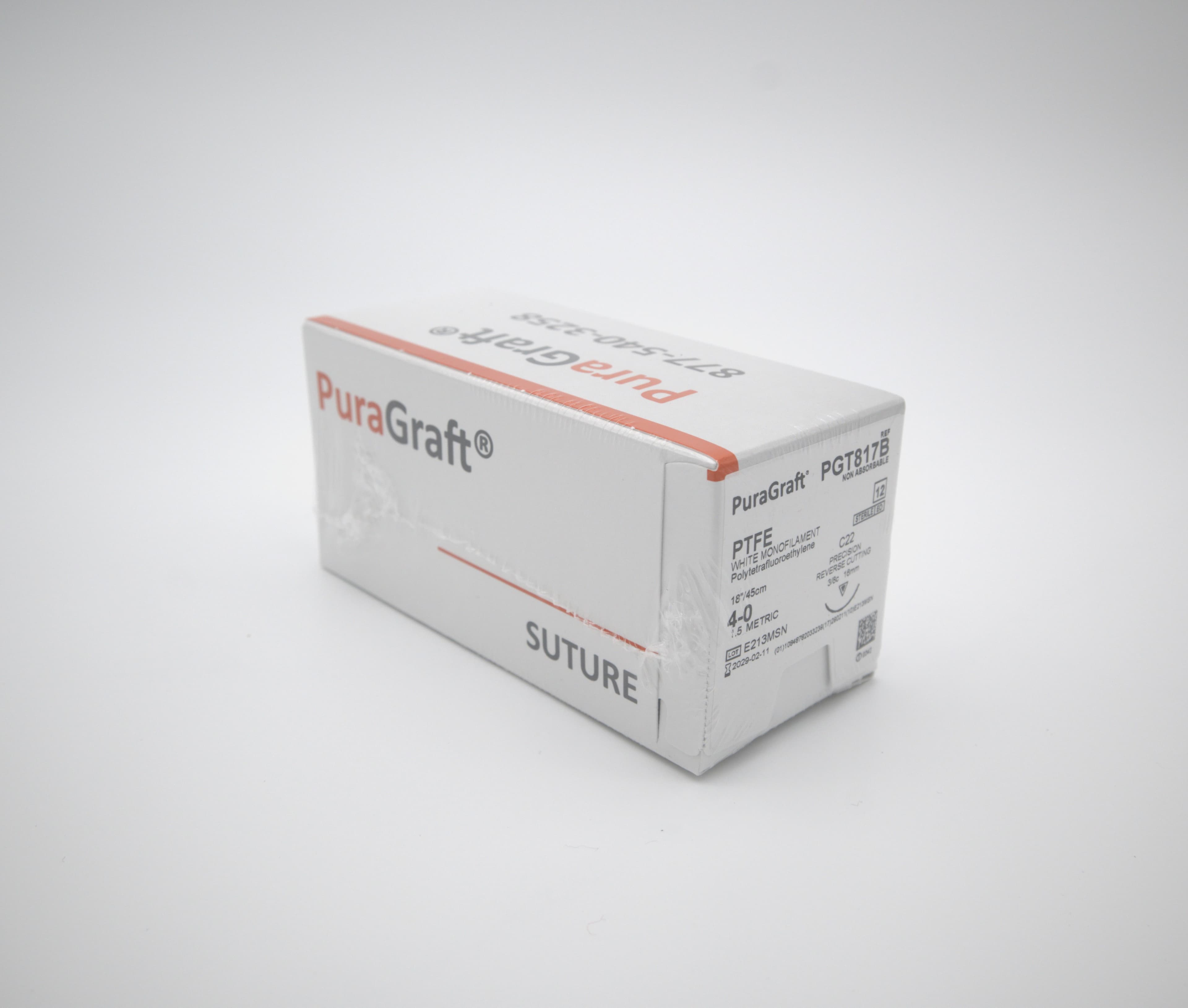 4-0 PTFE Suture C-22 18" 12/Box