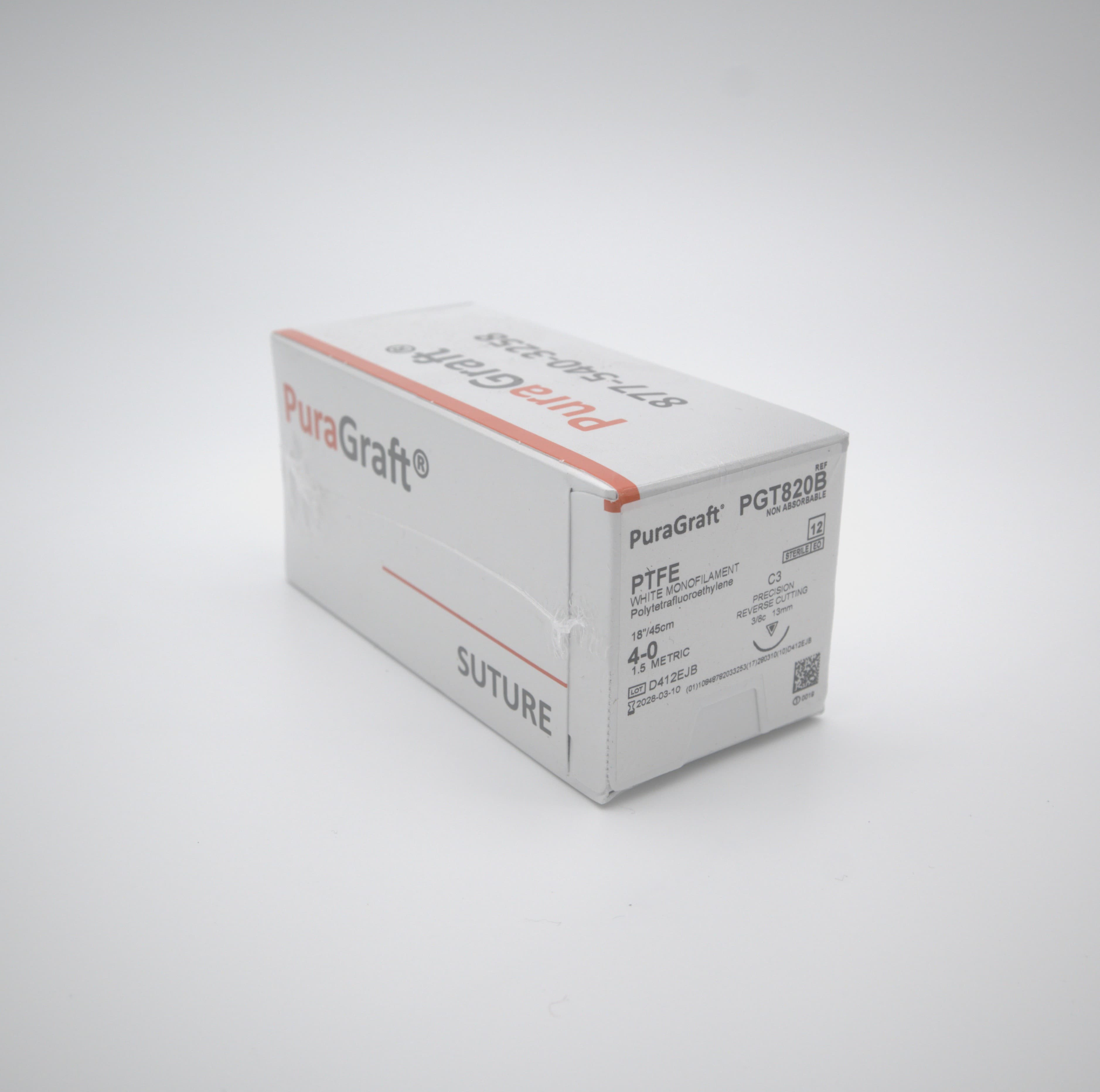 4-0 PTFE Suture C-3 (P3) 18" 12/Box