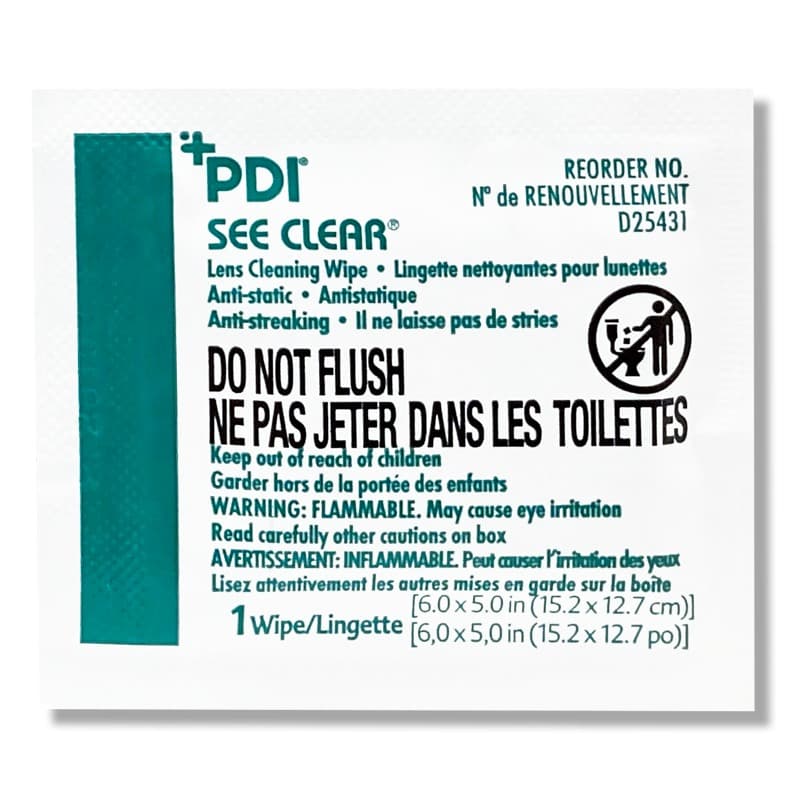 See Clear® Lens Cleaning Wipes 120/Box