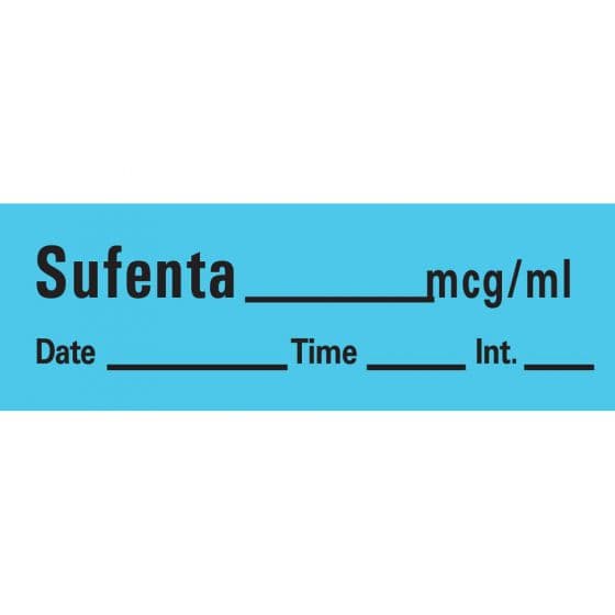Sufenta Labels 500/Roll