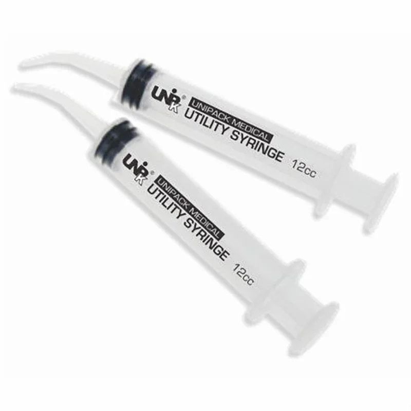 Dukal 12cc Curved Tip Syringe 50/Box