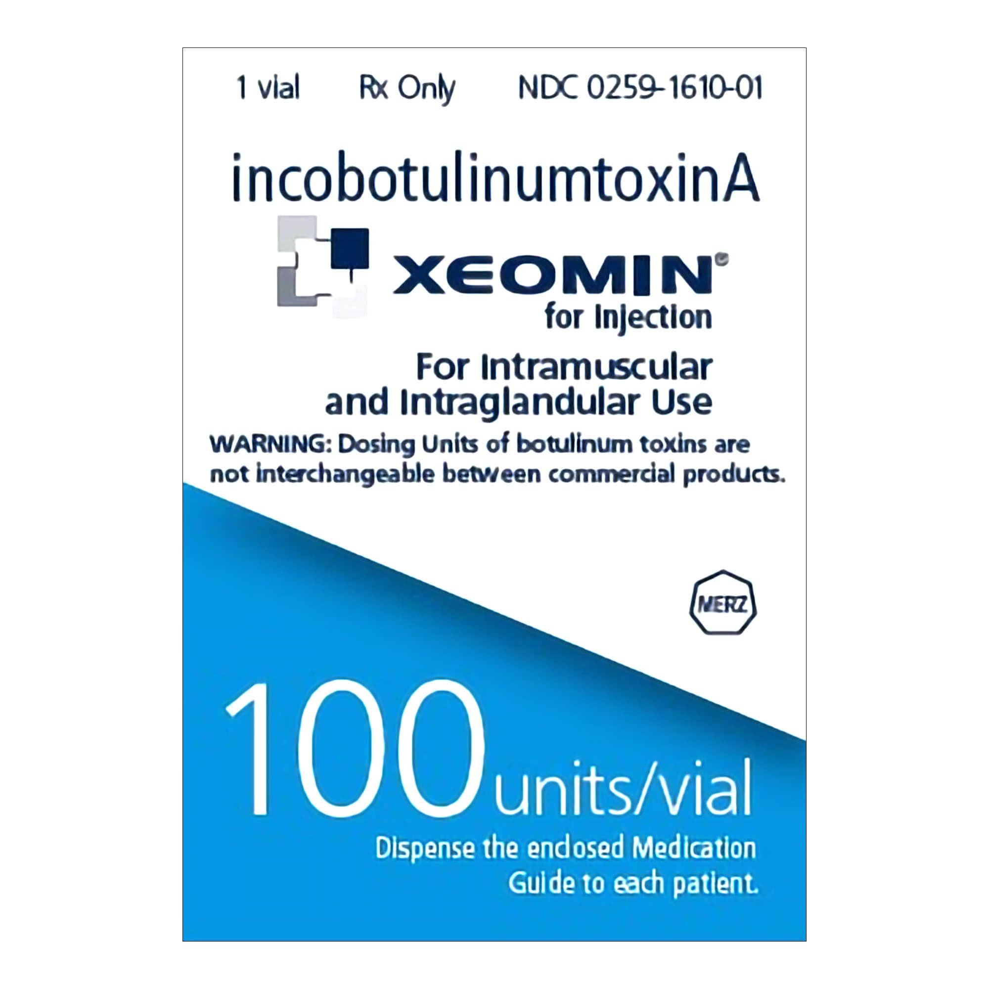 XEOMIN 100 Units Single-Dose Vial