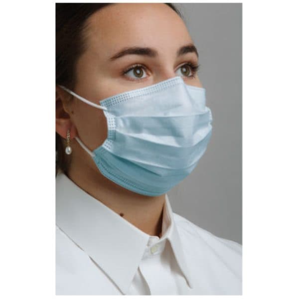 Defend Pleated Earloop Face Mask -LVL 3 (50/box)