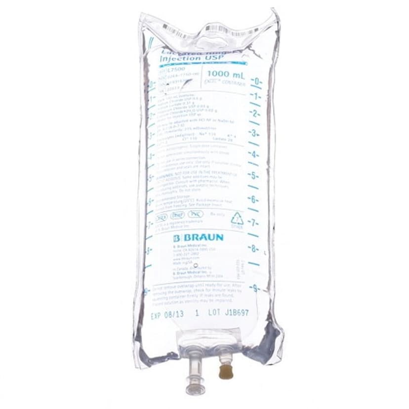Plactated Ringer Lactated Ringer's IV Solution