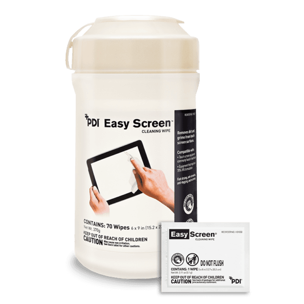 PDI Easy Screen Cleaning Wipe 6" x 9" 70/Can