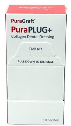 PuraPlug+ (Resorbable Collagen Plug) 10x20mm 10/Box