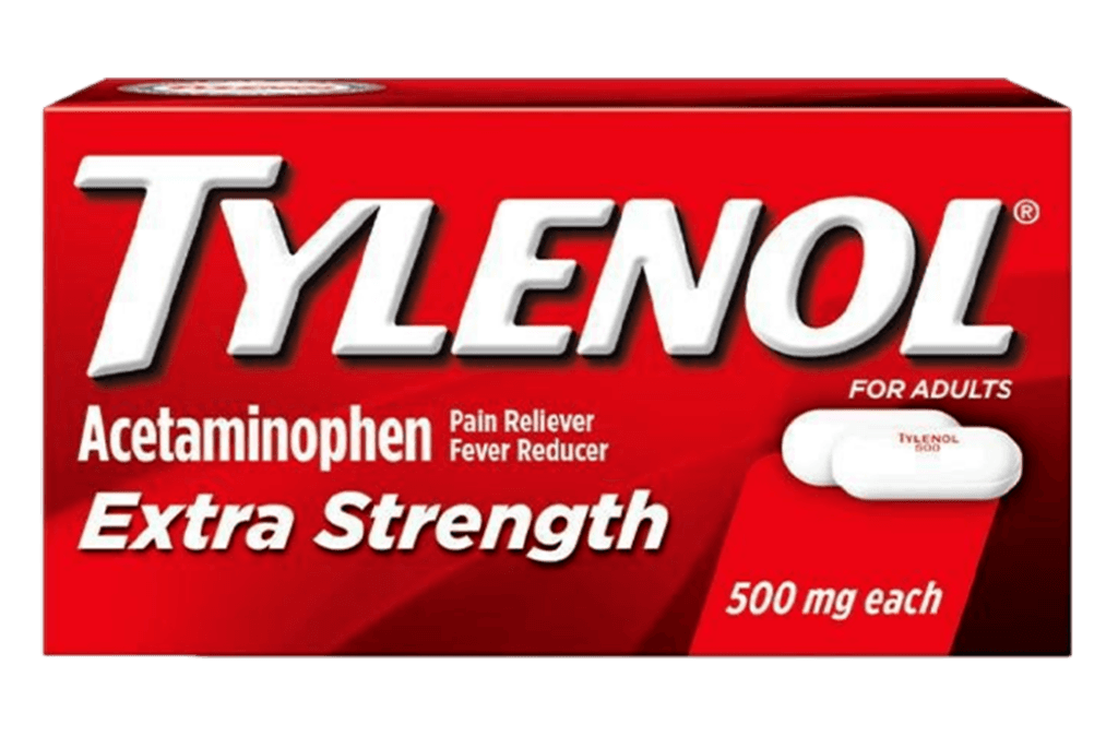 Tylenol 500 mg Caplets 100/Bottle