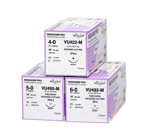 REDISORB® Absorbable Coated, Braided, PGLA Synthetic Suture with Needle
