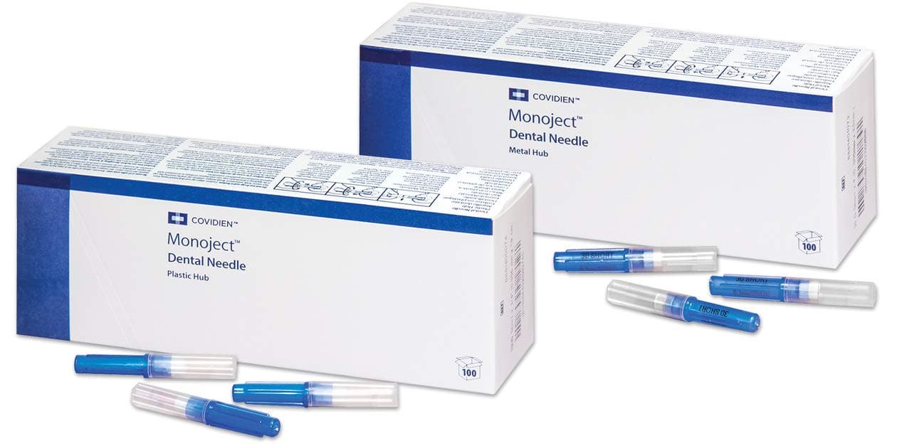 Monoject™ Dental Needle Short 30 Gauge x 3/4" 100/Box